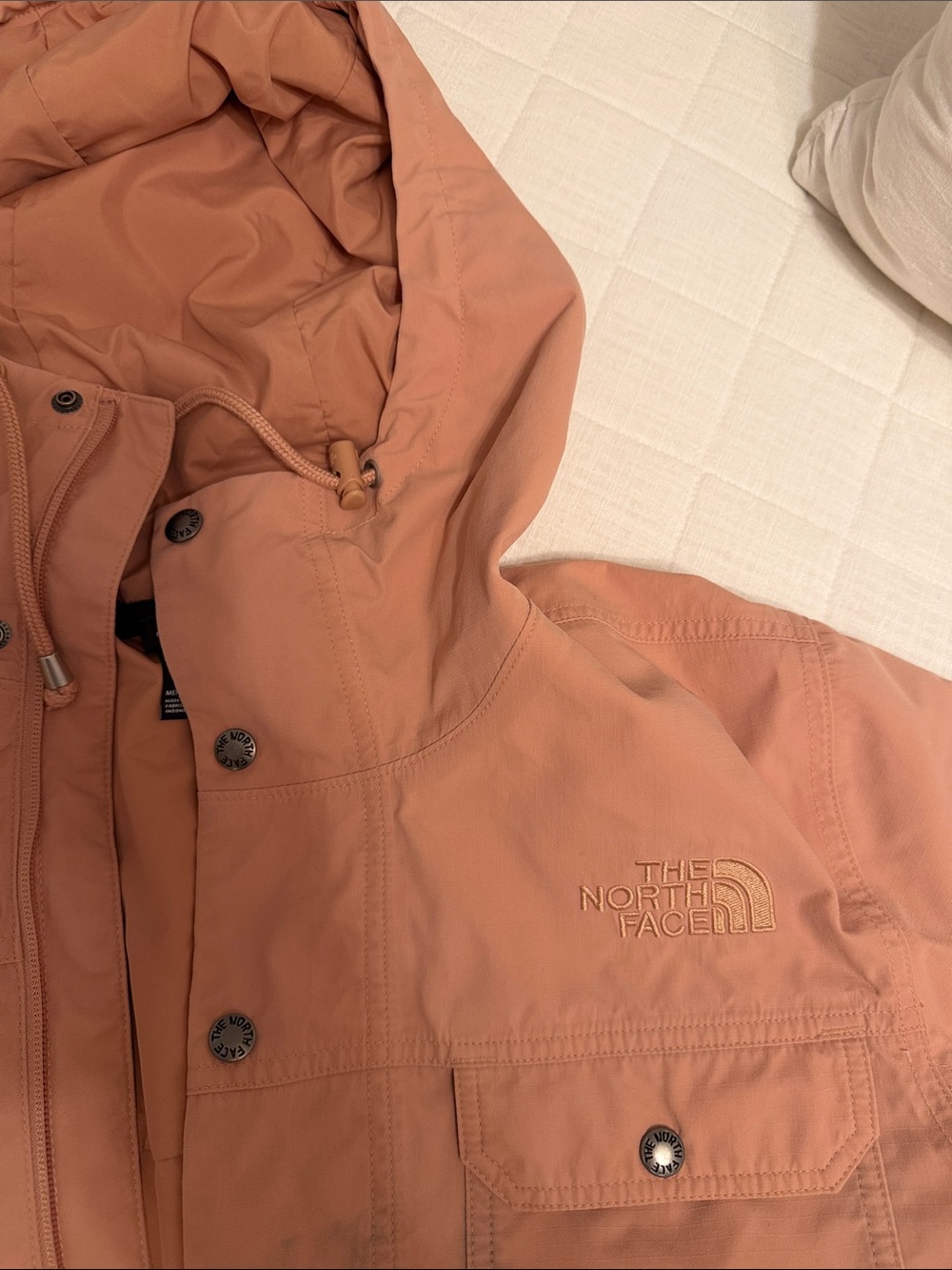 The North Face Women's Hooded Jacket in Terracotta